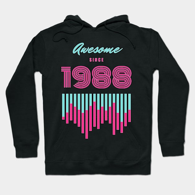 Awesome Since 1988 Hoodie by Comrade Jammy